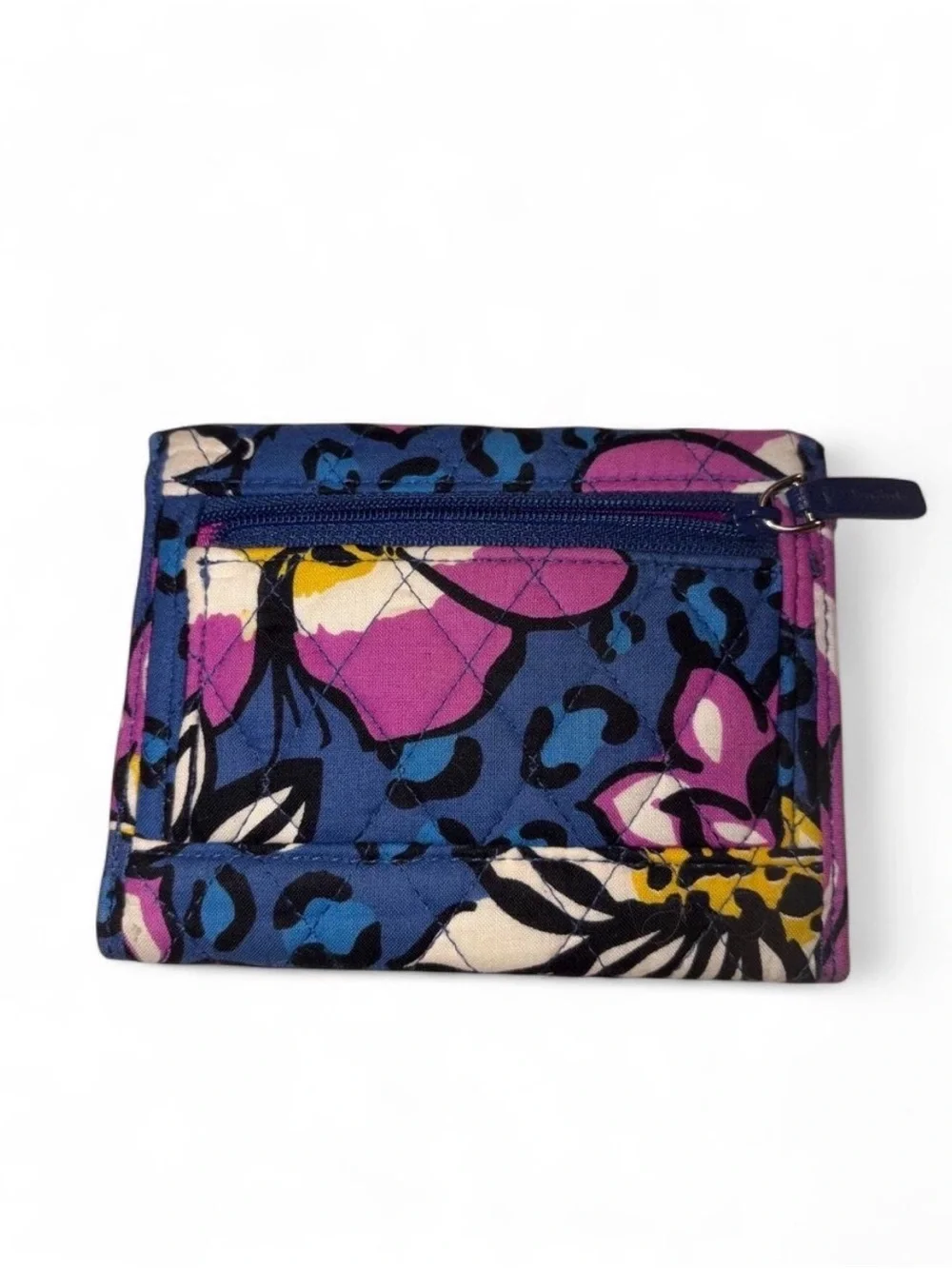 Vera Bradley Euro Wallet African Violet Pattern - Picture 2 of 6